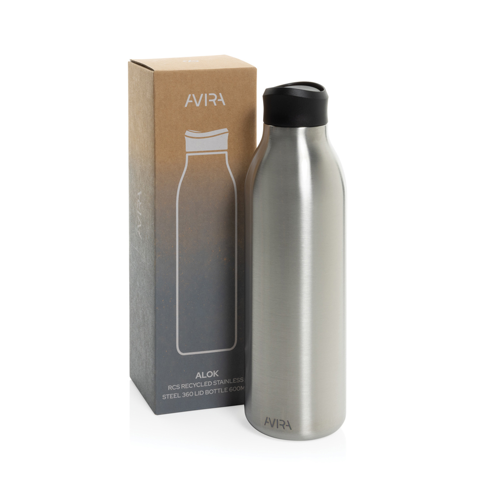 Avira Alok RCS recycled staal 360 waterfles 600ML